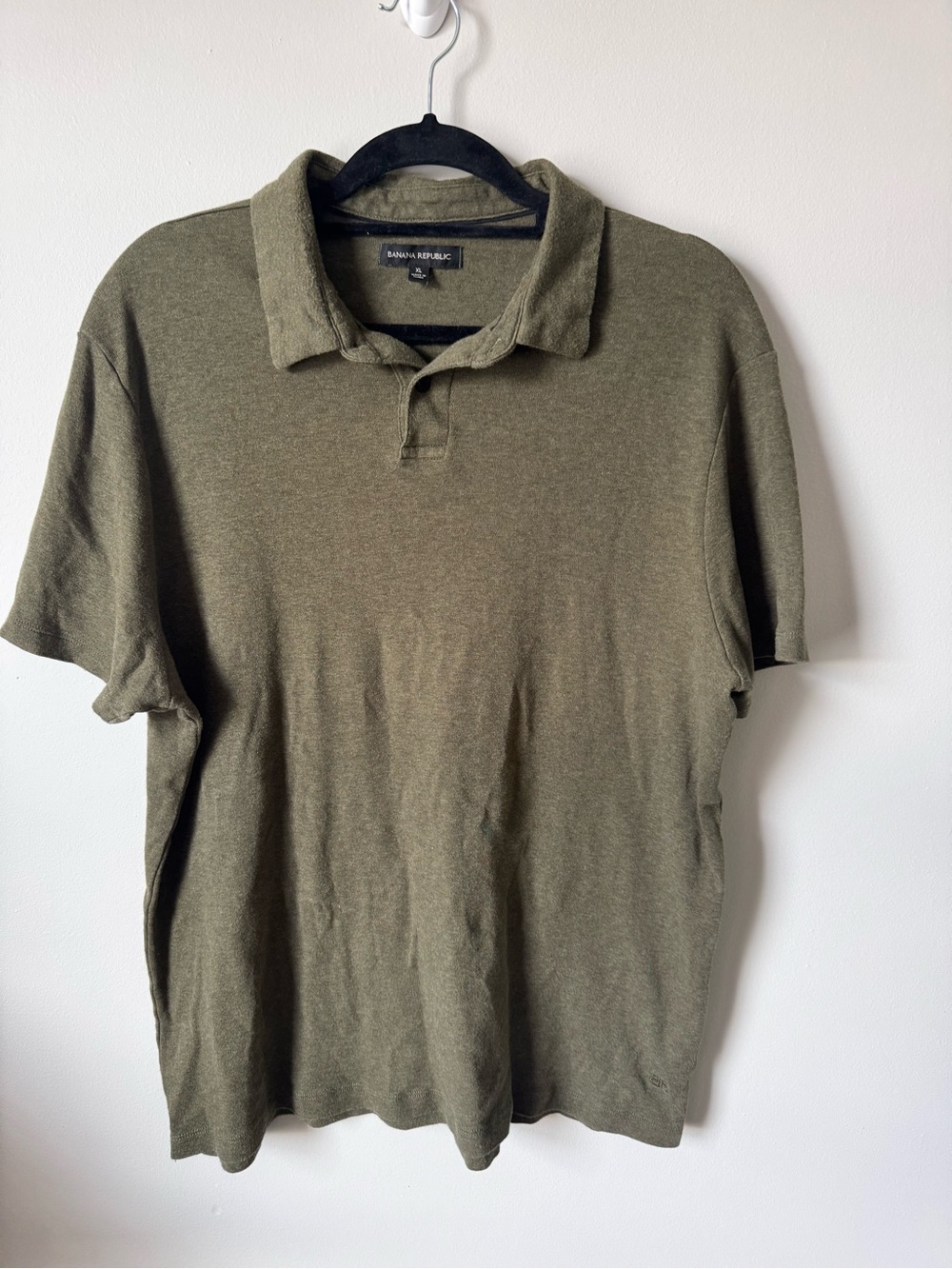 Banana Republic Olive Tone Polo Shirt
